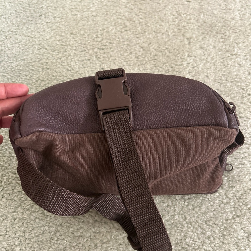 Vintage Wilson’s Genuine Leather Fanny Pack Belt Bag Brown NEW - Picture 3 of 10